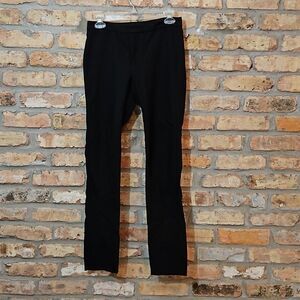 Vince Black Mid-Rise Raw Hem Pants - Size 4 - Minimalist Career Chic